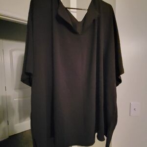 Black Oversized Blouse